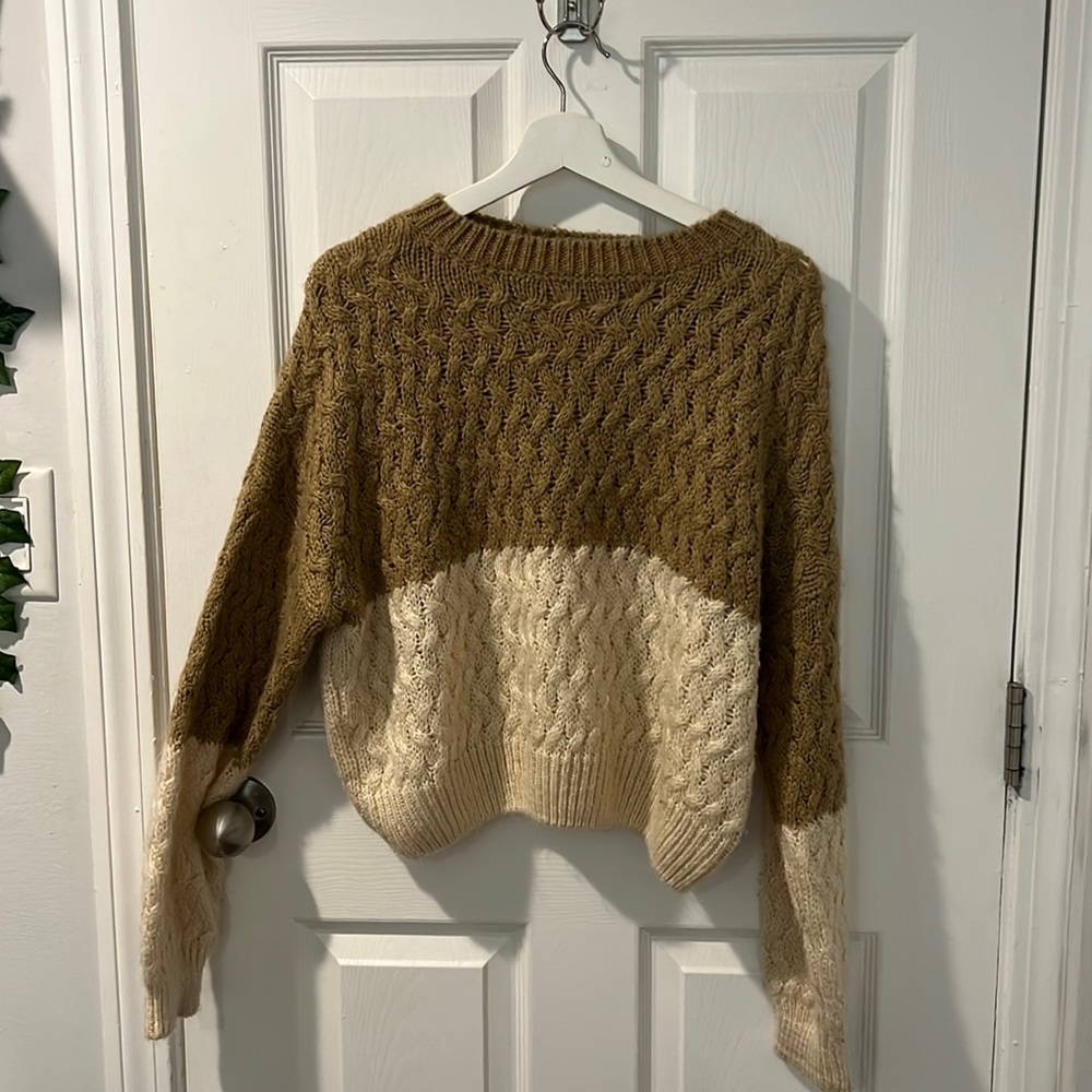 Colorblock forever21 sweater